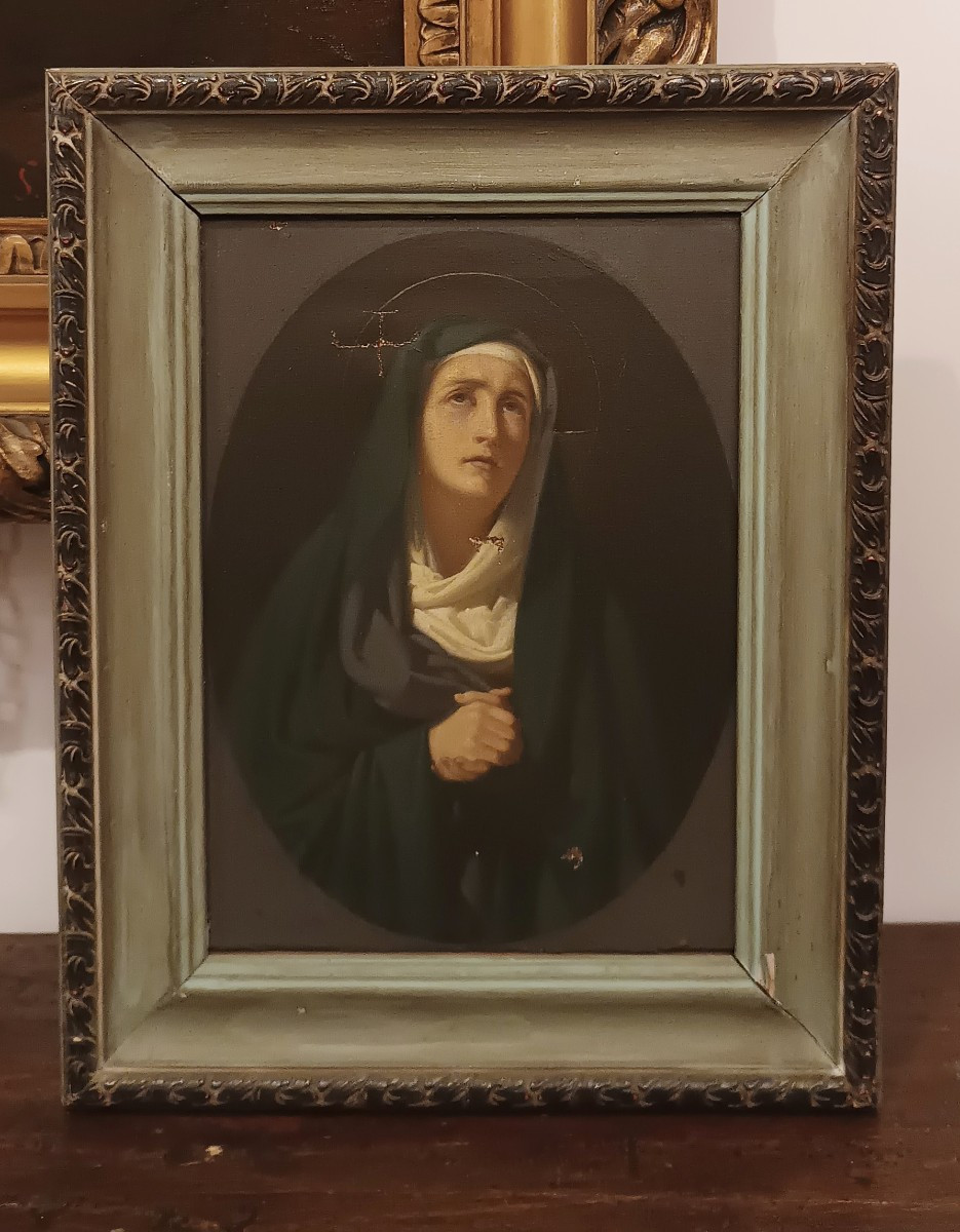 TABLEAU DE NOTRE-DAME DES DOULEURS SECONDE MOITIÉ DU 19ème SIÈCLE