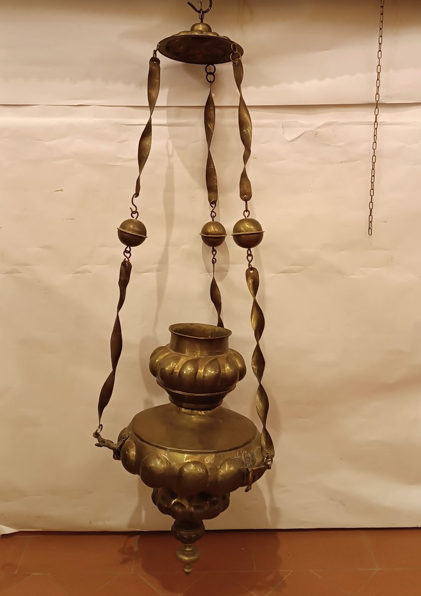 16th Century Large Votive Lamp-photo-5