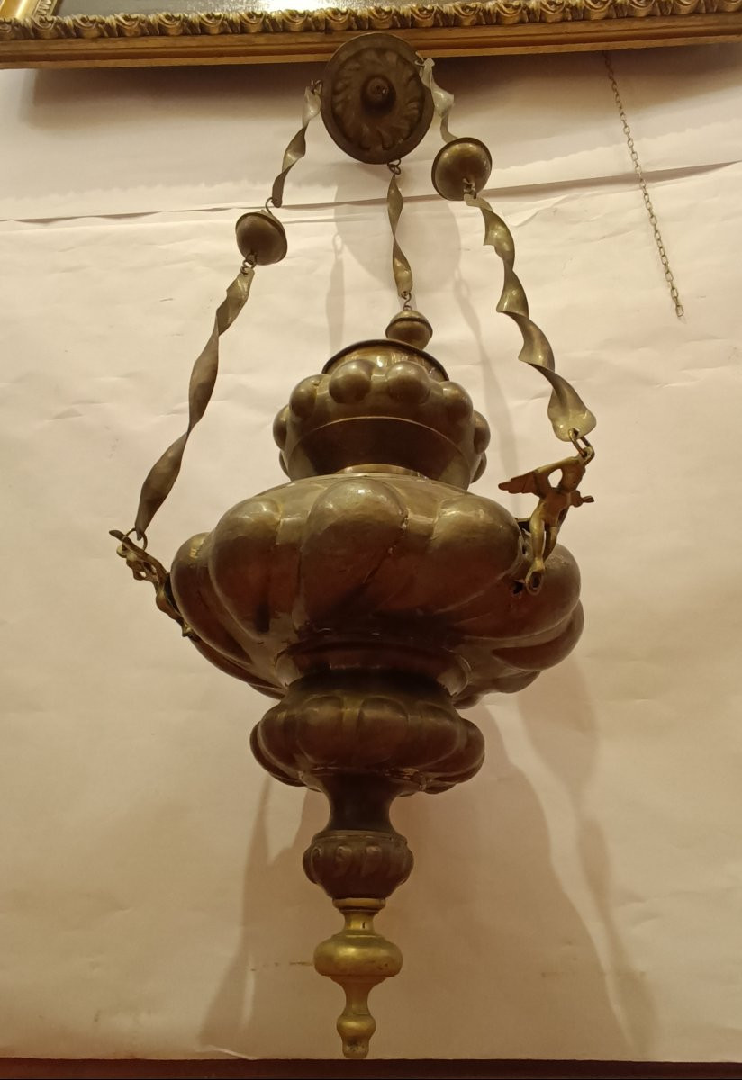 16th Century Large Votive Lamp-photo-7