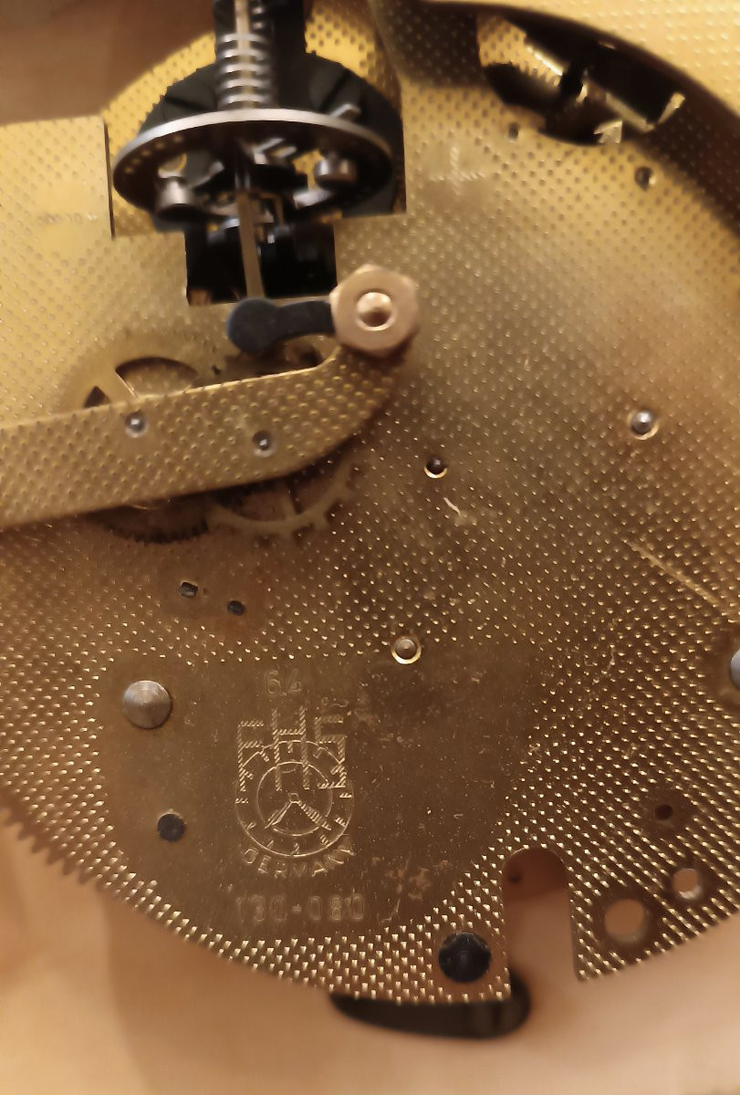 Early 20th Century Inlaid Banjo Clock-photo-6