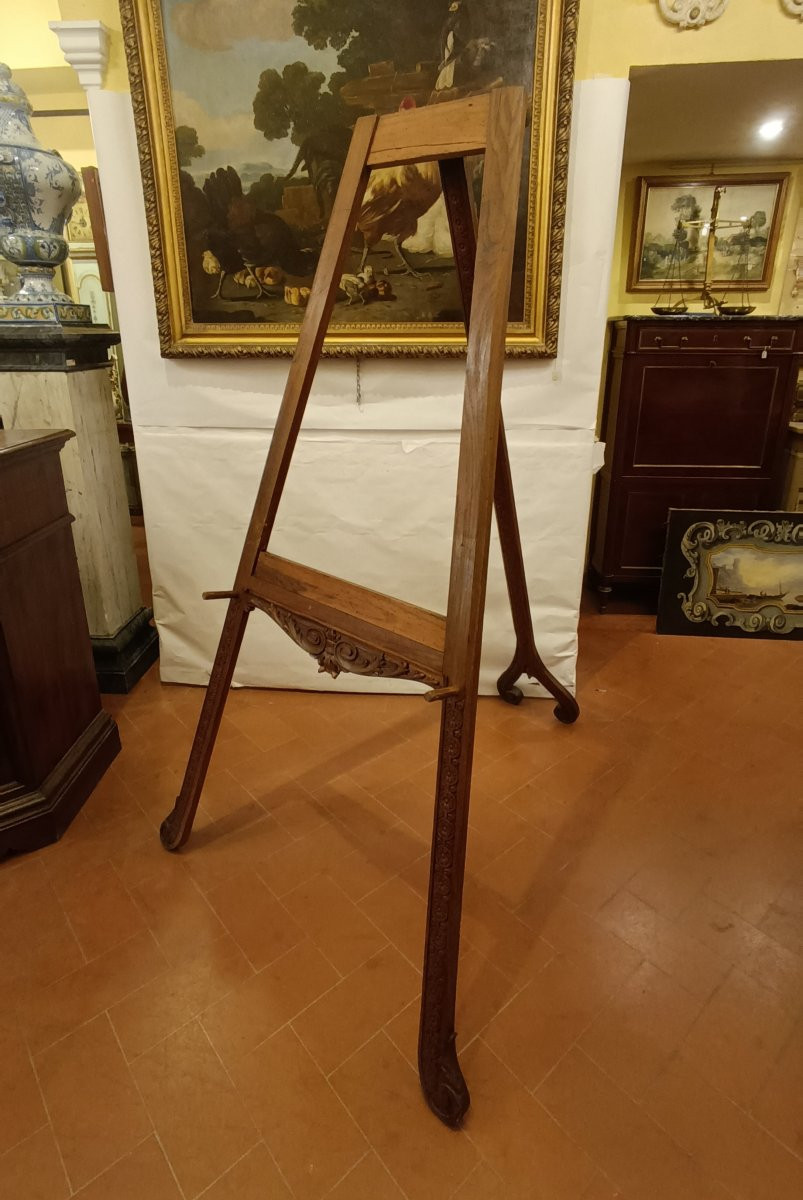 Late 19th Century Walnut Display Easel-photo-2