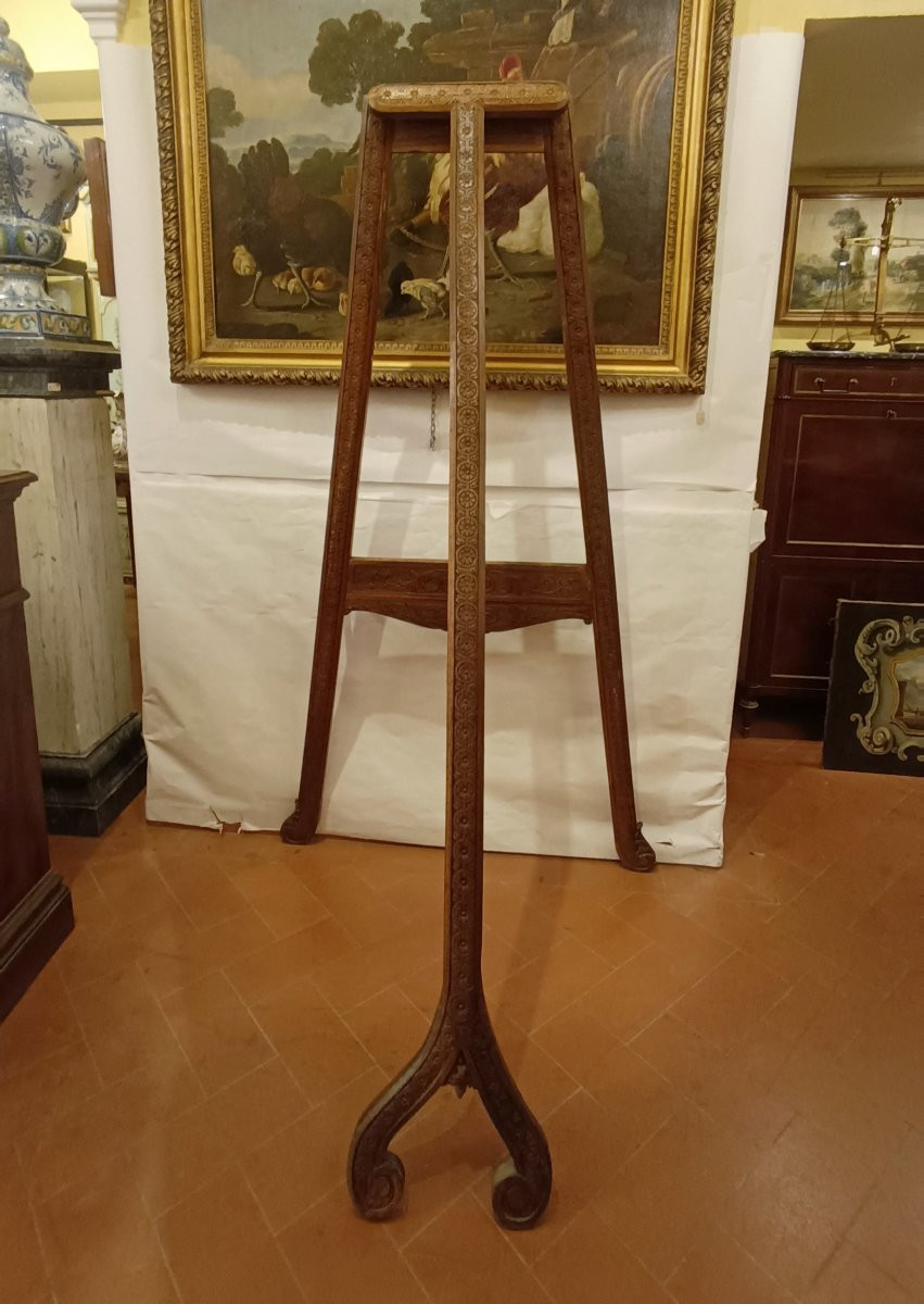 Late 19th Century Walnut Display Easel-photo-4