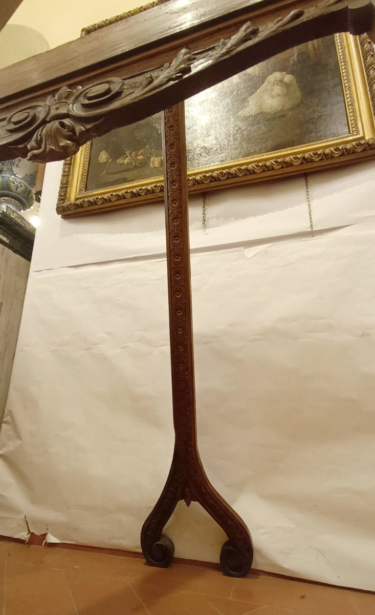 Late 19th Century Walnut Display Easel-photo-6