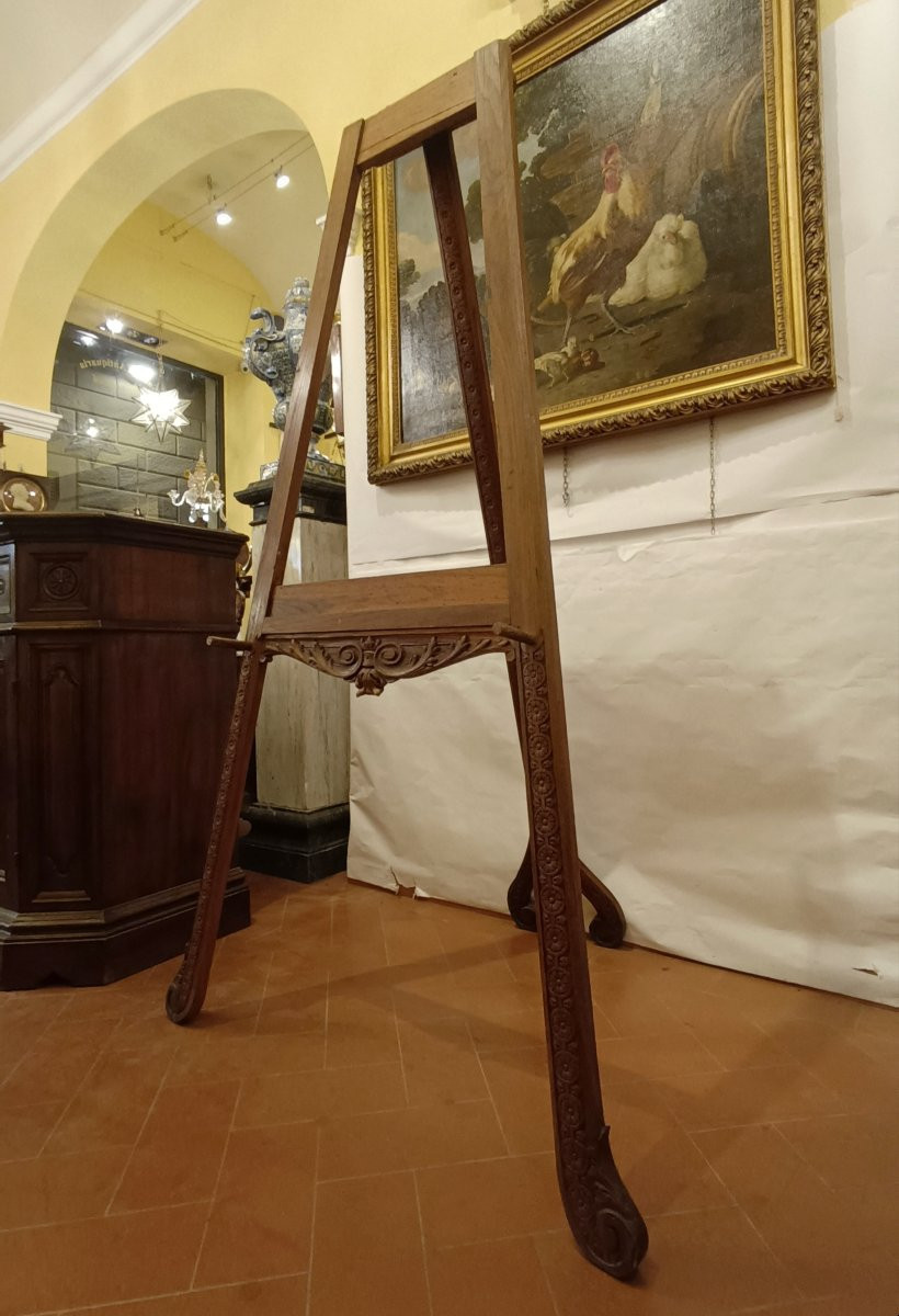 Late 19th Century Walnut Display Easel-photo-7