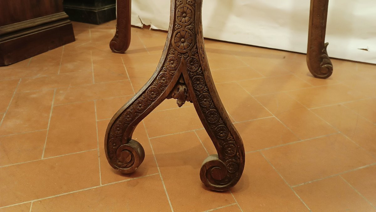 Late 19th Century Walnut Display Easel-photo-8