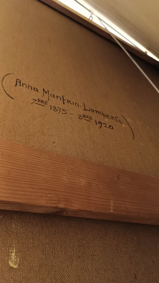 PORTRAIT D'ANNA MANFRIN LAMBERTI DÉBUT DU 20ème SIÈCLE-photo-6