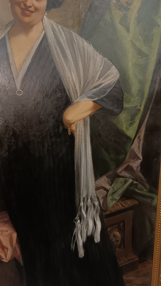 PORTRAIT D'ANNA MANFRIN LAMBERTI DÉBUT DU 20ème SIÈCLE-photo-7