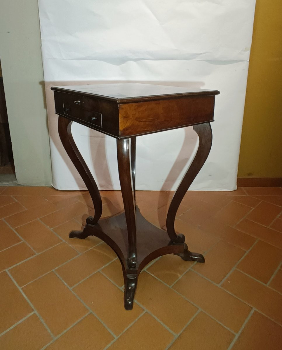 PETITE TABLE DE TRAVAIL EMPIRE DÉBUT DU 19ème SIÈCLE-photo-2
