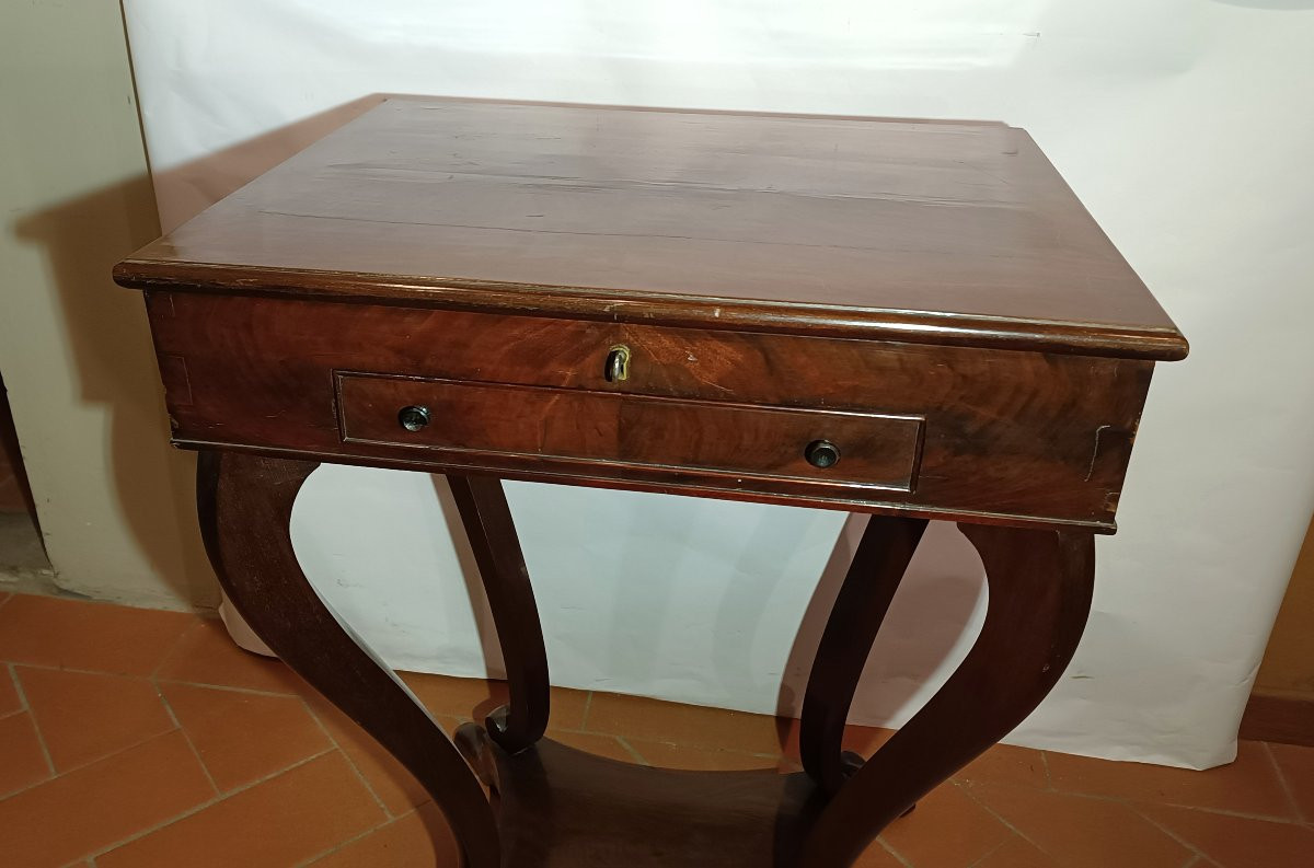 PETITE TABLE DE TRAVAIL EMPIRE DÉBUT DU 19ème SIÈCLE-photo-2
