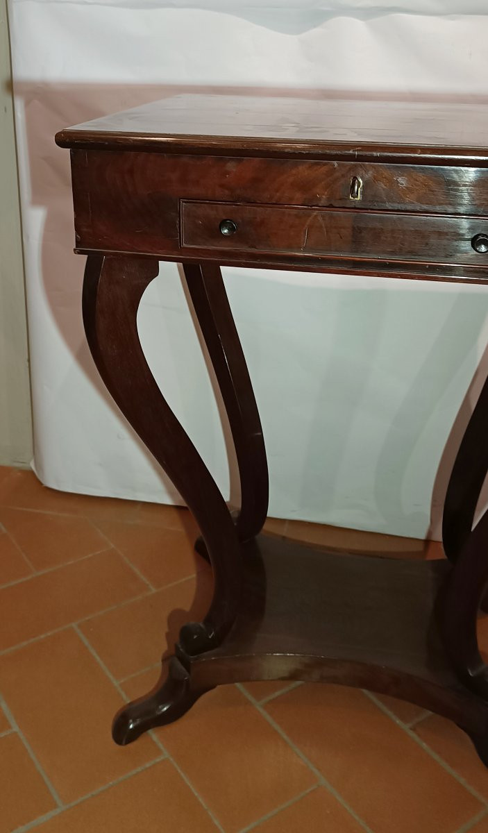 PETITE TABLE DE TRAVAIL EMPIRE DÉBUT DU 19ème SIÈCLE-photo-3