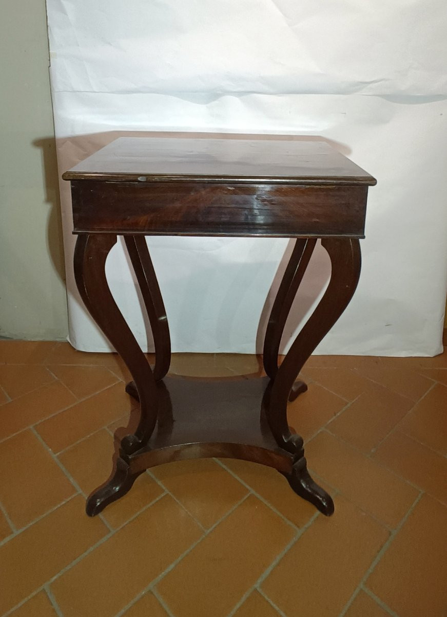 PETITE TABLE DE TRAVAIL EMPIRE DÉBUT DU 19ème SIÈCLE-photo-6