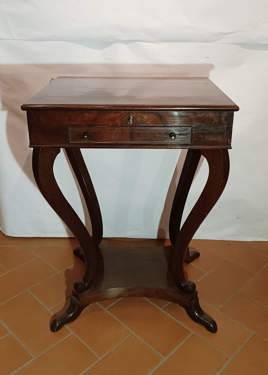 PETITE TABLE DE TRAVAIL EMPIRE DÉBUT DU 19ème SIÈCLE