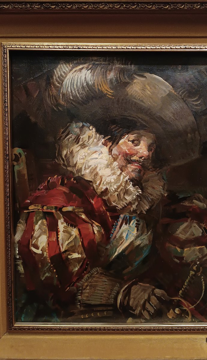 TABLEAU DE SCÈNE DE GENRE DÉBUT DU 20ème SIÈCLE-photo-1