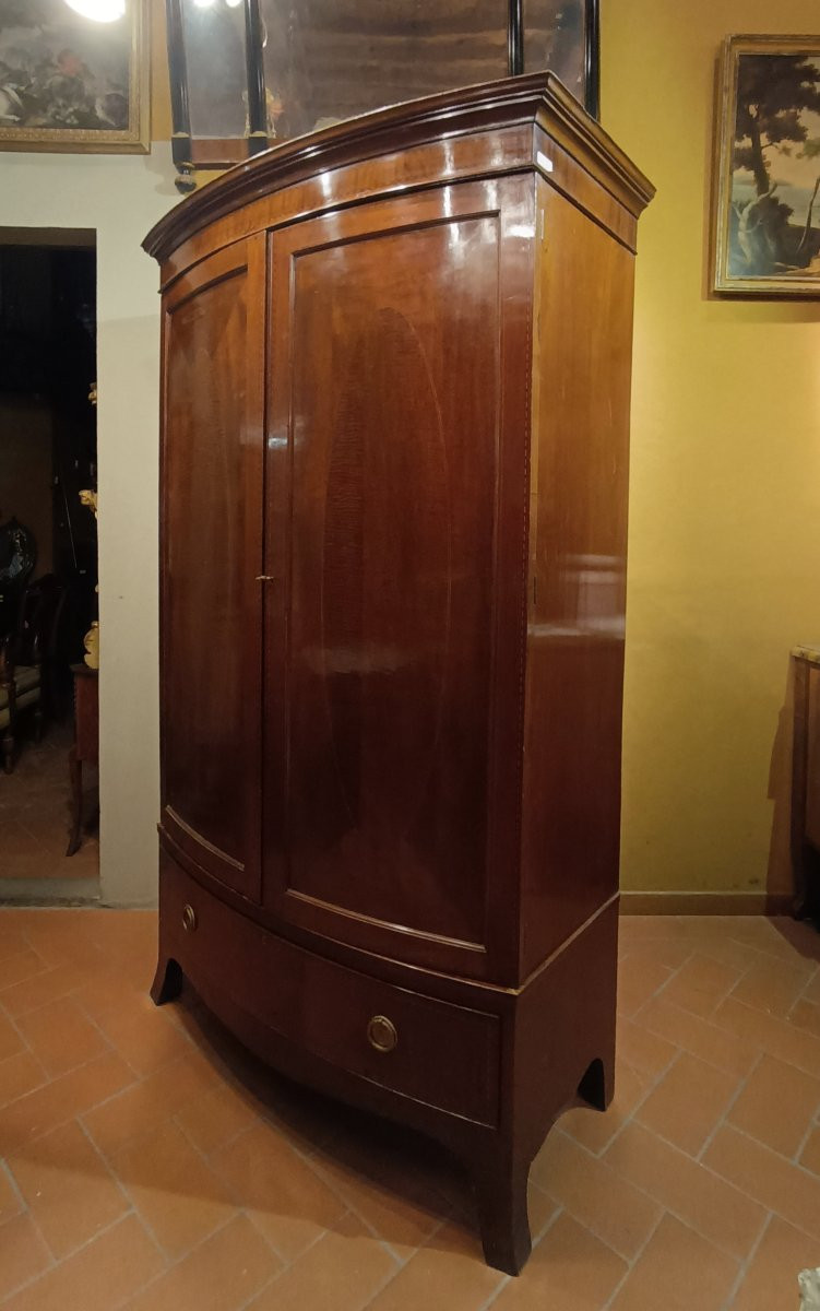ARMOIRE VICTORIENNE EN ACAJOU SECONDE MOITIÉ DU 19ème SIÈCLE-photo-3