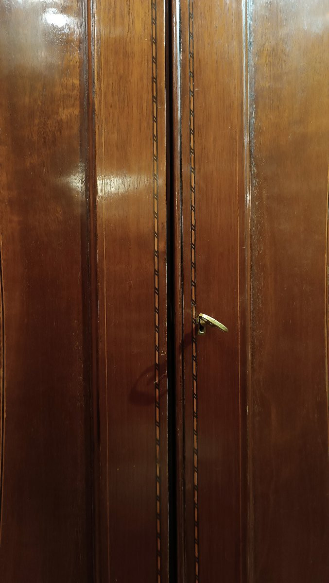 ARMOIRE VICTORIENNE EN ACAJOU SECONDE MOITIÉ DU 19ème SIÈCLE-photo-6