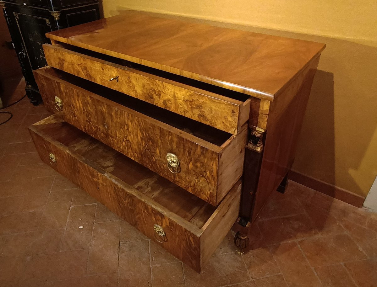 COMMODE EMPIRE DÉBUT DU 19ème SIÈCLE-photo-4