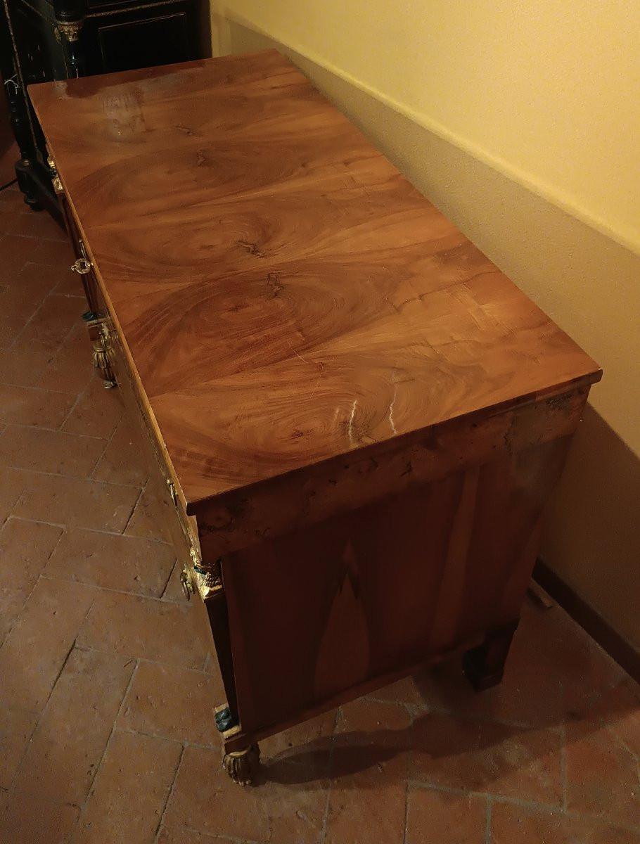 COMMODE EMPIRE DÉBUT DU 19ème SIÈCLE-photo-5