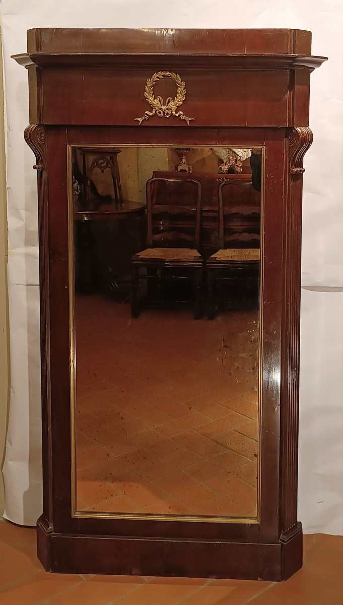 Early 19th Century Large Empire Mirror