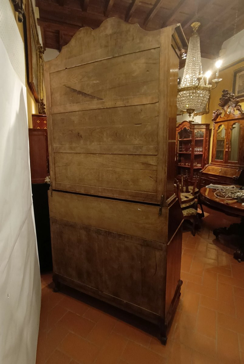 Mid-19th Century Victorian Trumeau With Inlays-photo-4