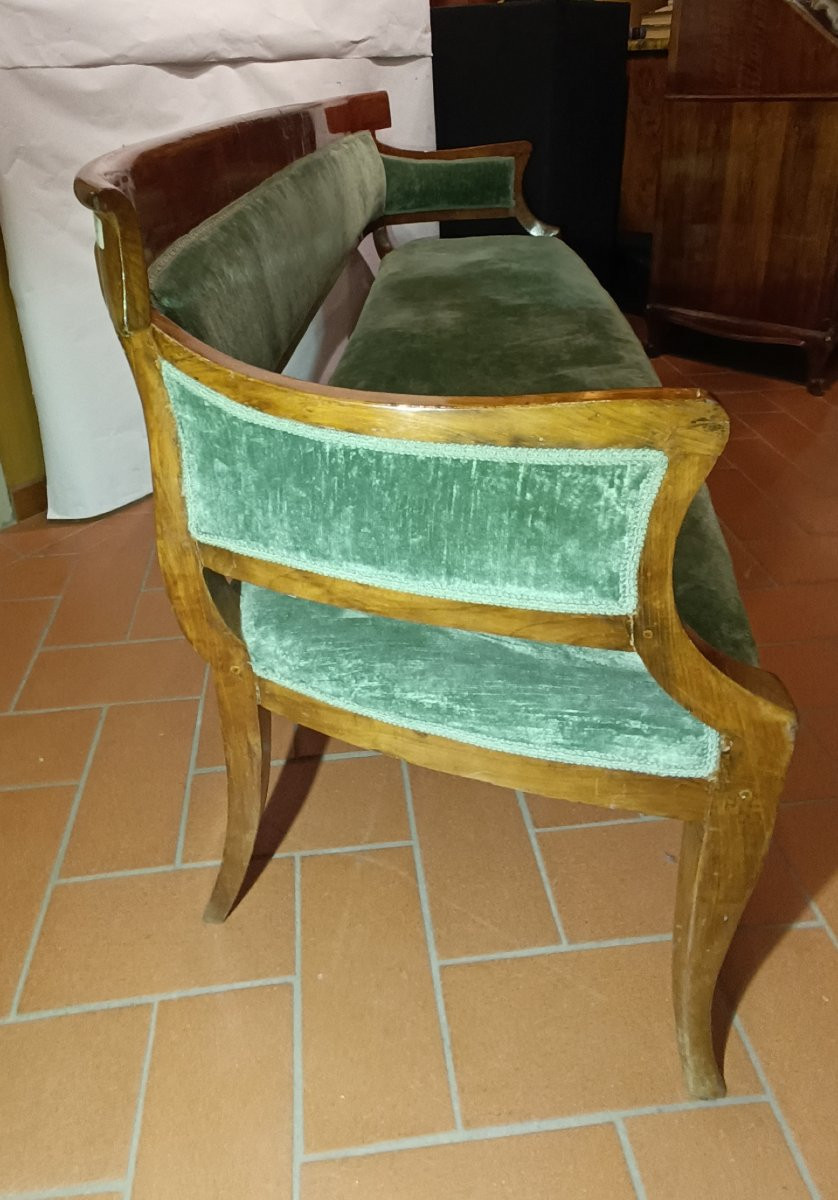 Early 19th Century Empire Cherry Sofa-photo-3