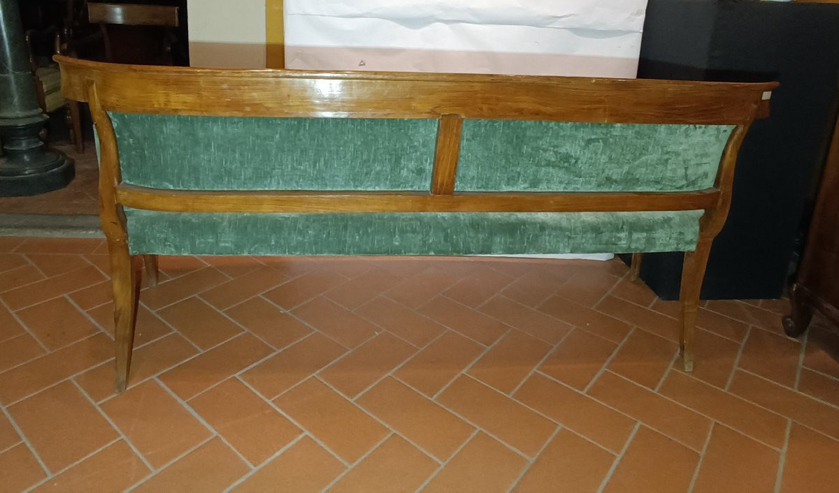 Early 19th Century Empire Cherry Sofa-photo-5