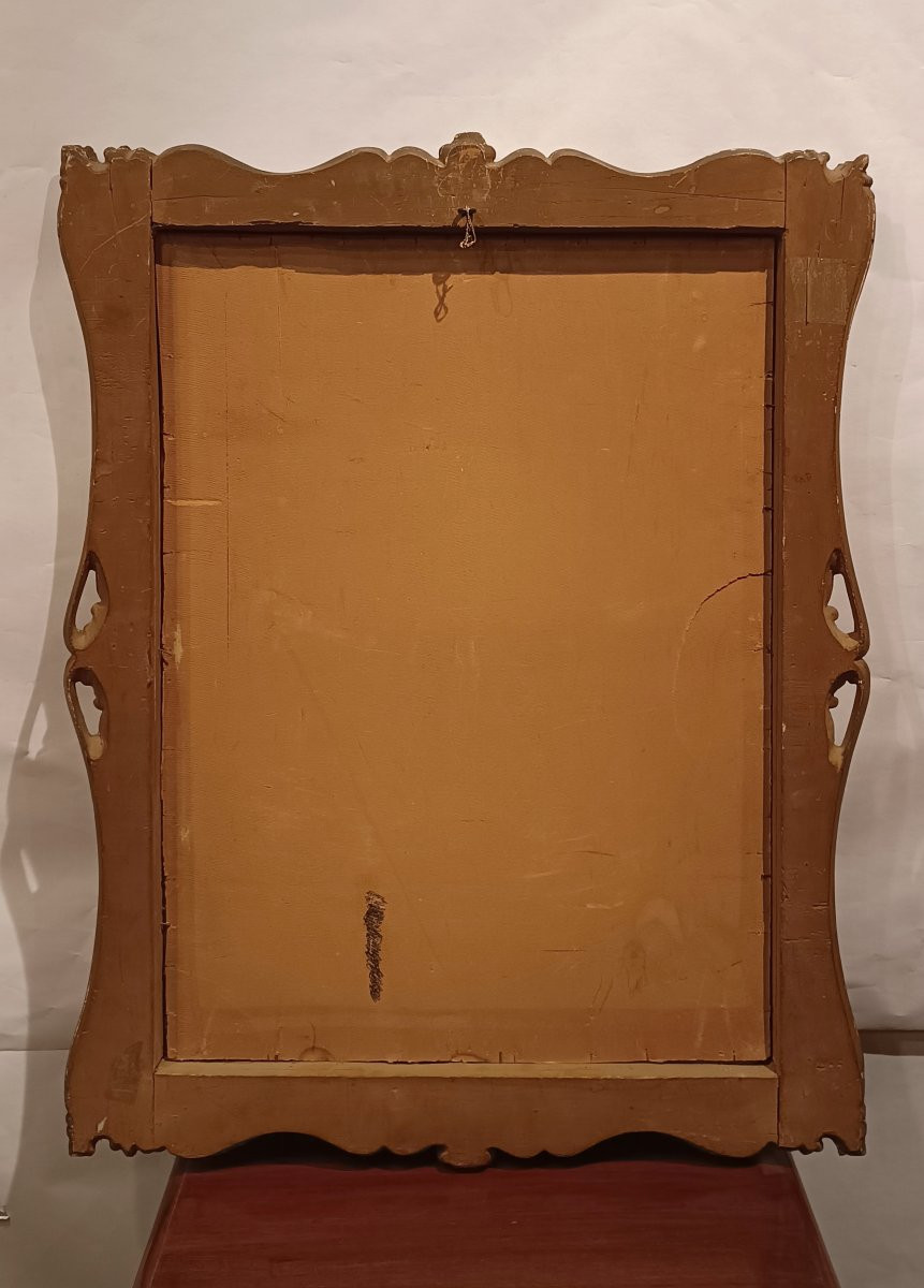 PORTRAIT AU PASTEL D'UNE FEMME DÉBUT DU 19ème SIÈCLE-photo-5