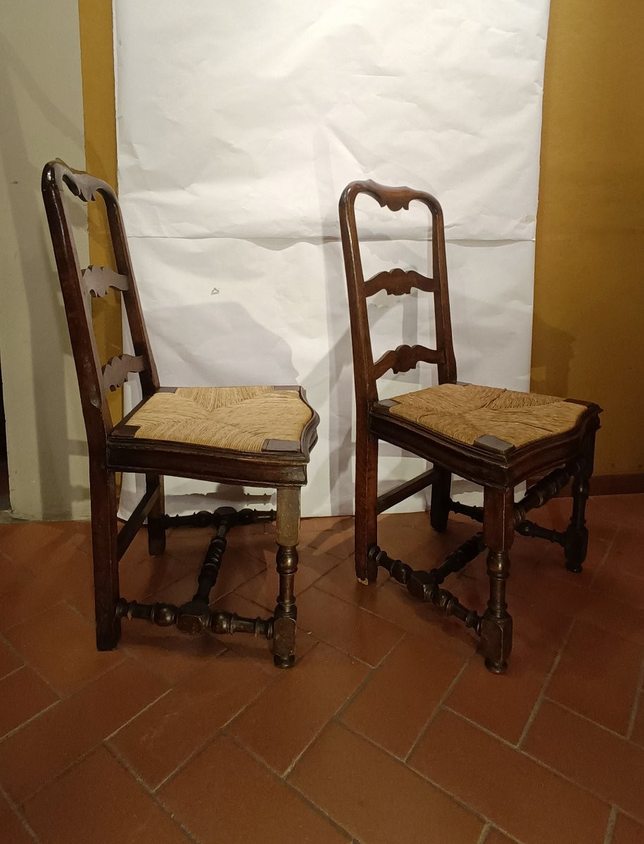 PAIRE DE CHAISES LOUIS XIV PREMIÈRE MOITIÉ DU 18ème SIÈCLE-photo-3