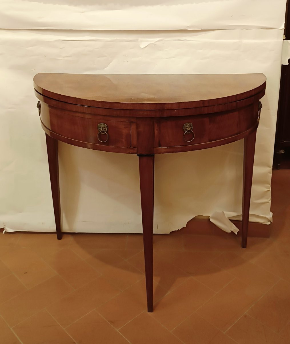  Late 18th Century Pair Of Neoclassical Console Tables-photo-7