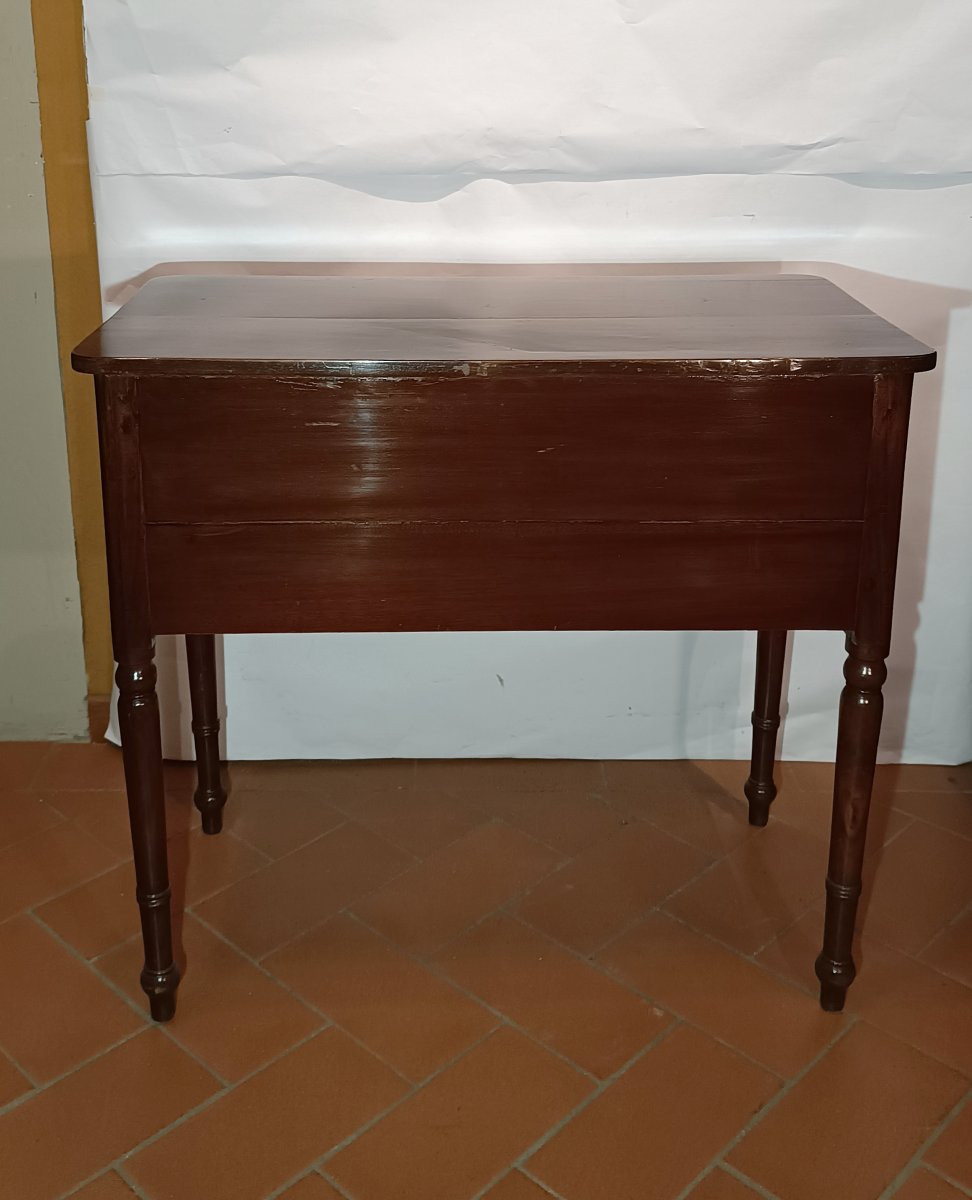 TABLE À ÉCRIRE EN NOYER SECONDE MOITIÉ DU 19ème SIÈCLE-photo-5