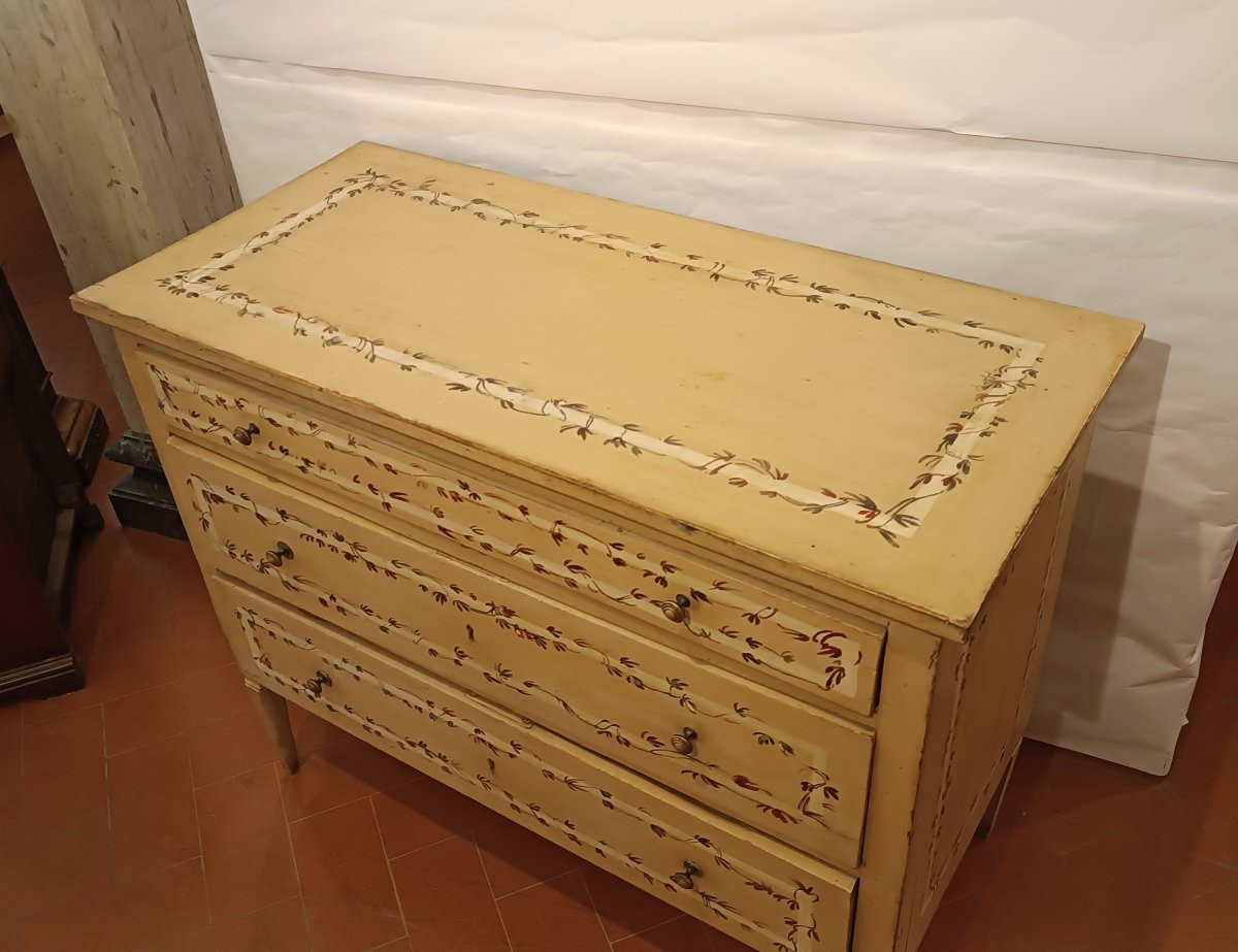 COMMODE LAQUÉE FIN 19ème-DÉBUT 20ème SIÈCLE-photo-3