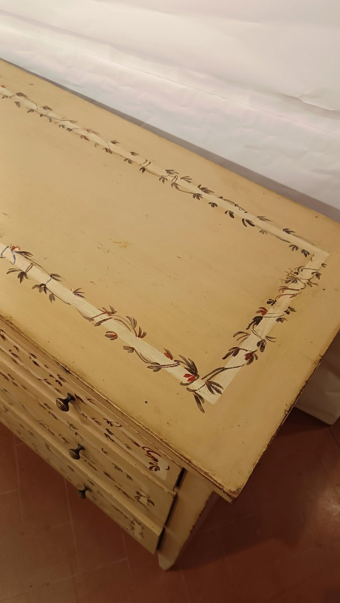 COMMODE LAQUÉE FIN 19ème-DÉBUT 20ème SIÈCLE-photo-1