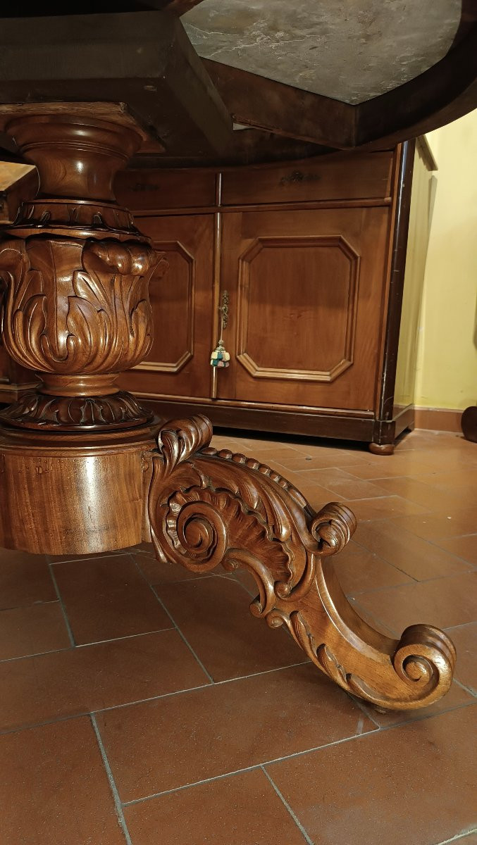 TABLE BASSE LOUIS-PHILIPPE MILIEU DU 19ème SIÈCLE-photo-1