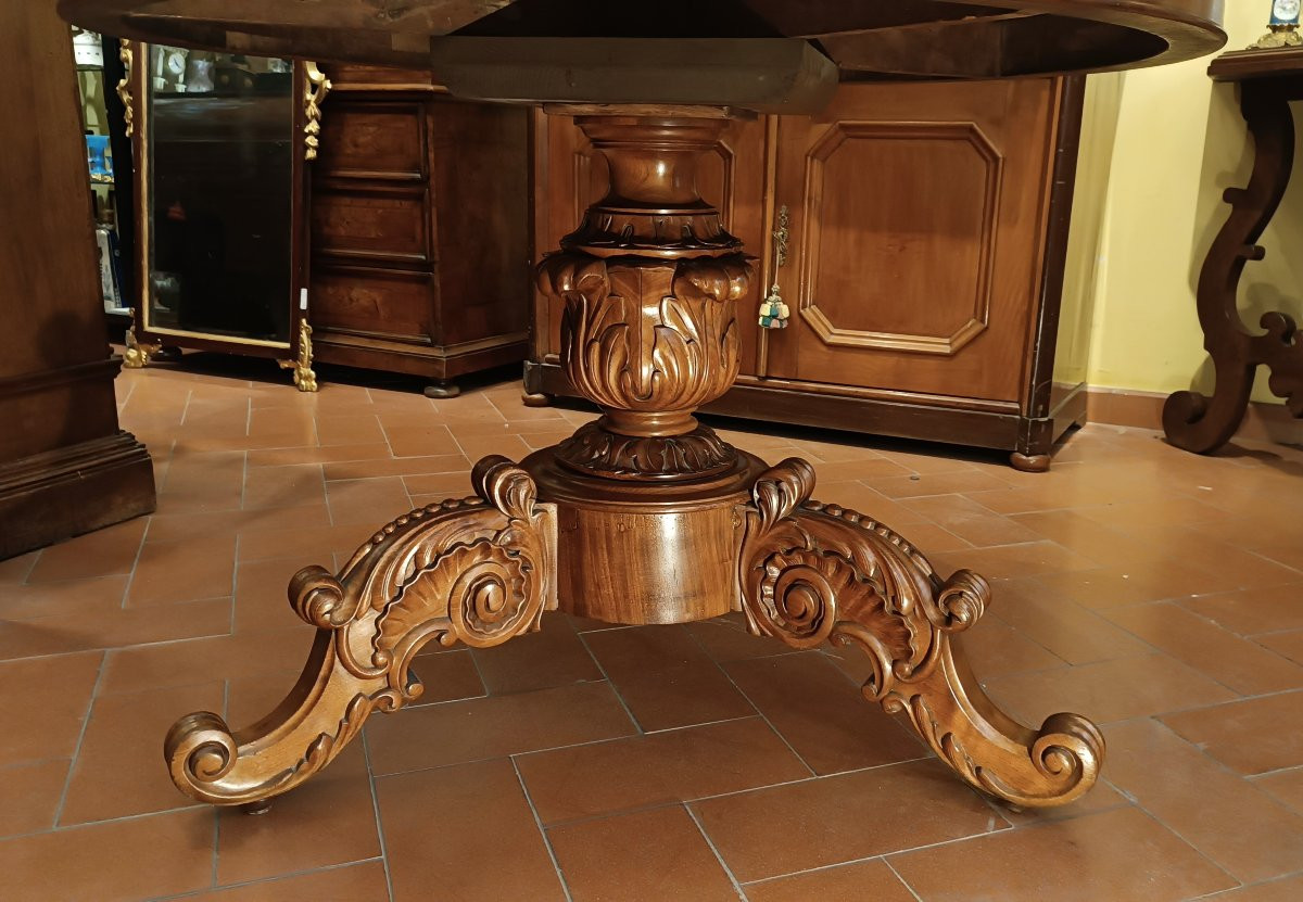 TABLE BASSE LOUIS-PHILIPPE MILIEU DU 19ème SIÈCLE-photo-2