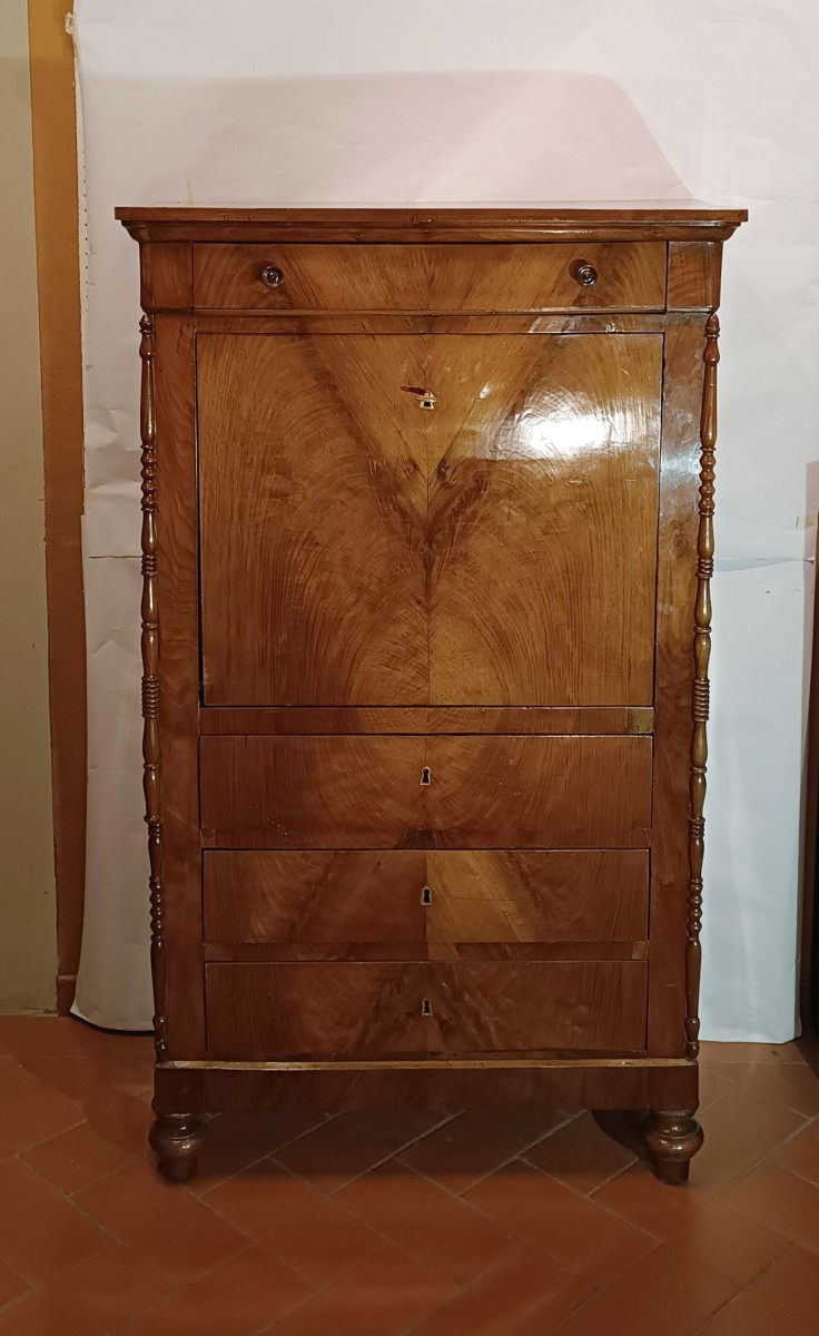 Mid-19th Century Walnut Secretary
