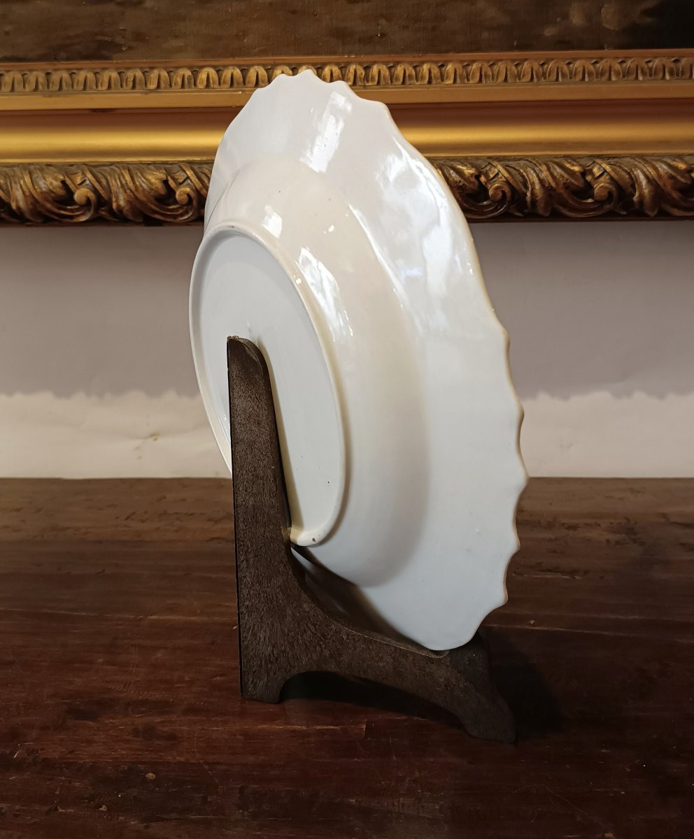 ASSIETTE TULIPES GINORI FIN DU 18ème SIÈCLE-photo-5