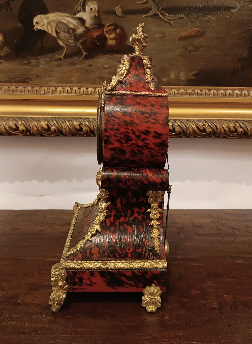 Mid-19th Century Boulle Inlaid Clock-photo-2