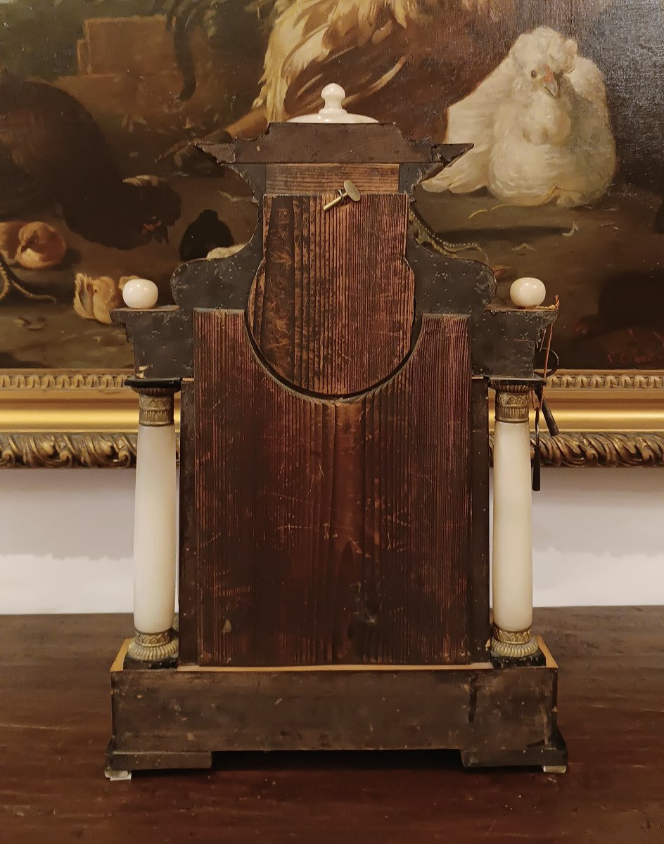 Early 19th Century Viennese "temple" Clock-photo-8