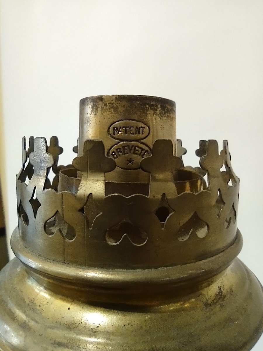 Second Half Of The 19th Century Pair Of Gilt-bronze Oil Lights -photo-3