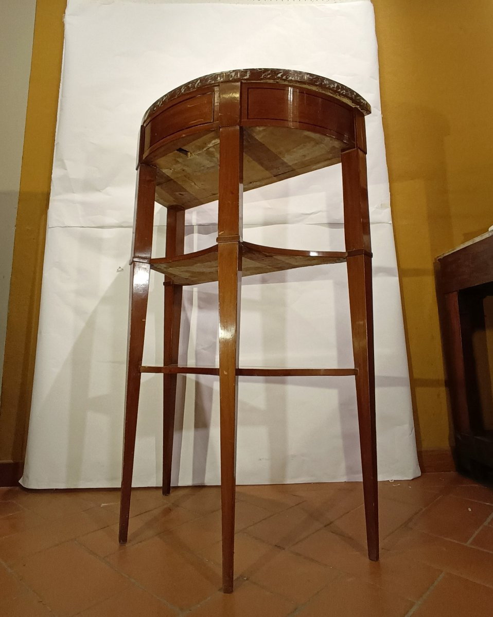 CONSOLLE À PLATEAU DE MARBRE DÉBUT DU 19ème SIÈCLE-photo-1