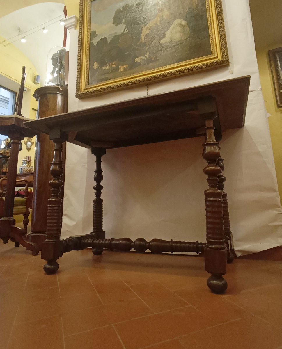 TABLE À BOBINES LOUIS XIV MILIEU DU 17ème SIÈCLE-photo-1