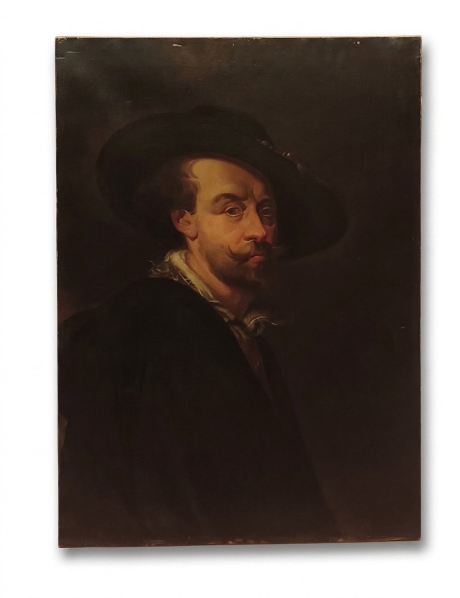 AUTOPORTRAIT DE RUBENS FIN DU 19ème SIÈCLE