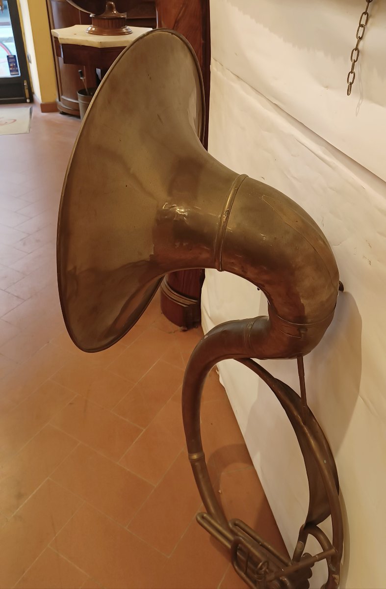 SOUSAPHONE EN LAITON DE LA FIN DU 19ème SIÈCLE-photo-4