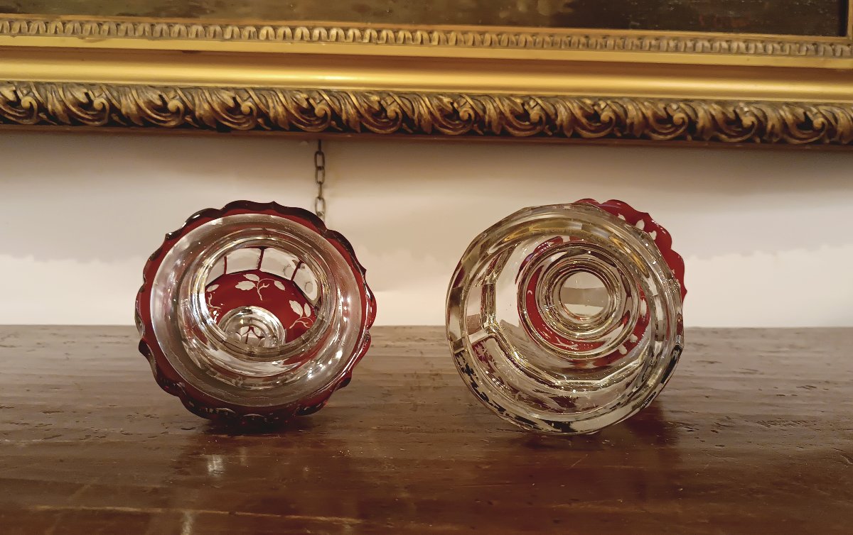 Mid-19th Century Deckelpokal Vase, Engraved-photo-4
