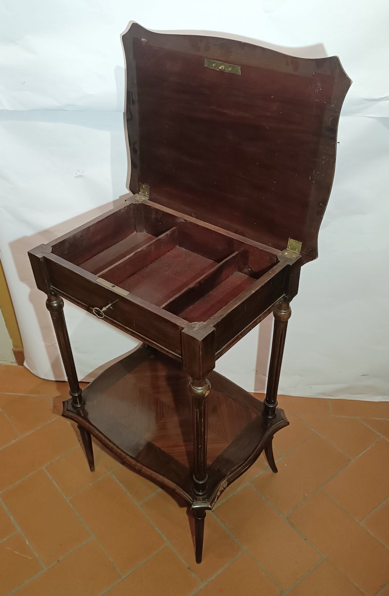 TABLE DE TRAVAIL NAPOLÉON III SECONDE MOITIÉ DU 19ème SIÈCLE-photo-2