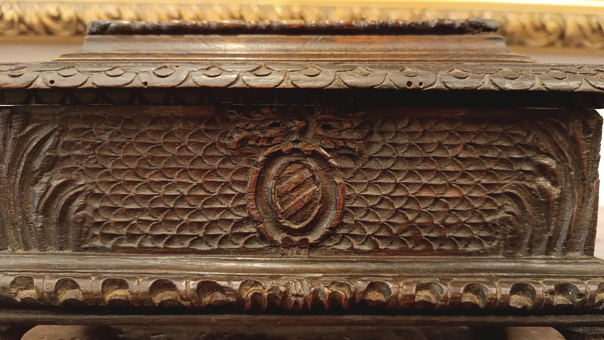 COFFRET DE STYLE RENAISSANCE DÉBUT DU 19ème SIÈCLE-photo-2
