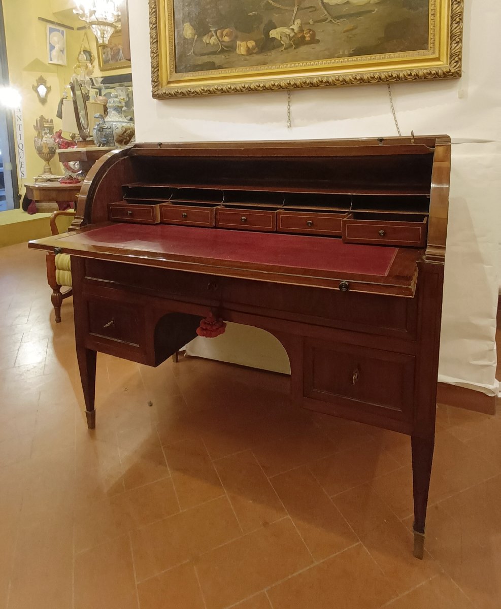 COMMODE À ABATTANT NAPOLÉON III MILIEU DU 19ème SIÈCLE-photo-3