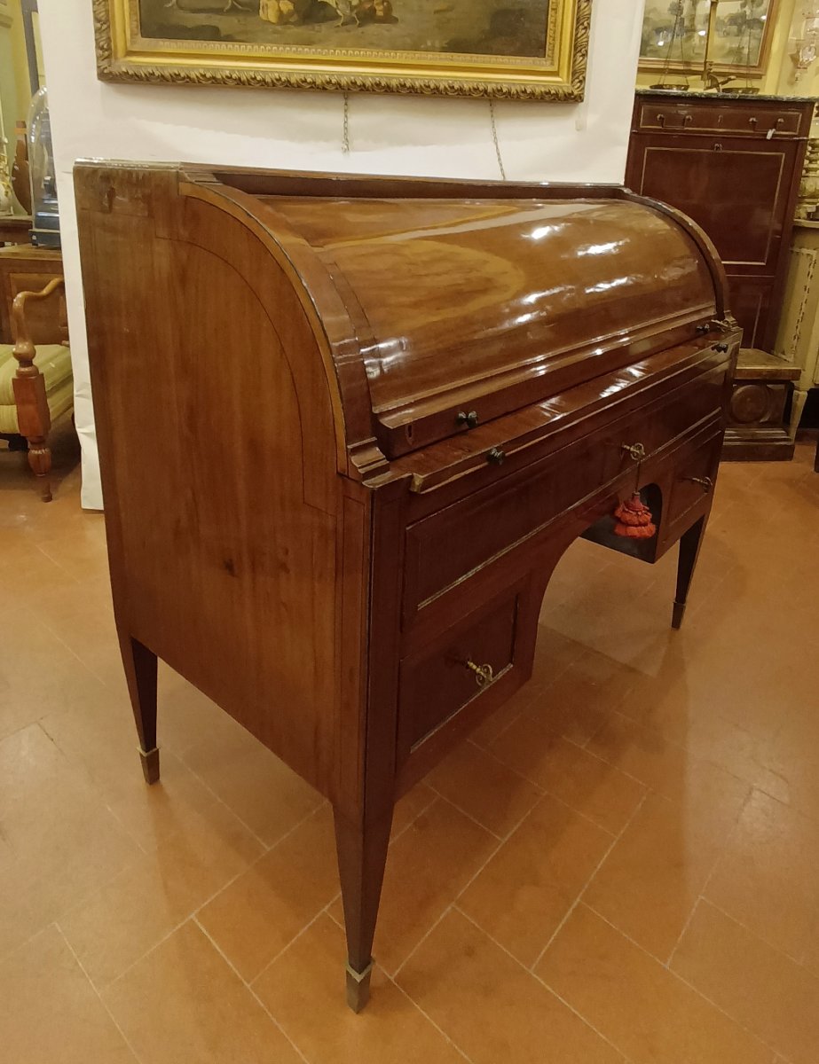 COMMODE À ABATTANT NAPOLÉON III MILIEU DU 19ème SIÈCLE-photo-3