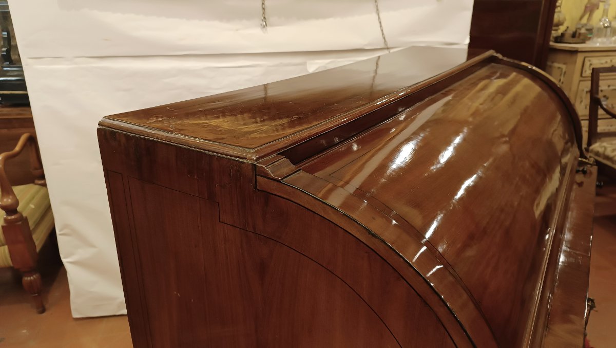 COMMODE À ABATTANT NAPOLÉON III MILIEU DU 19ème SIÈCLE-photo-4