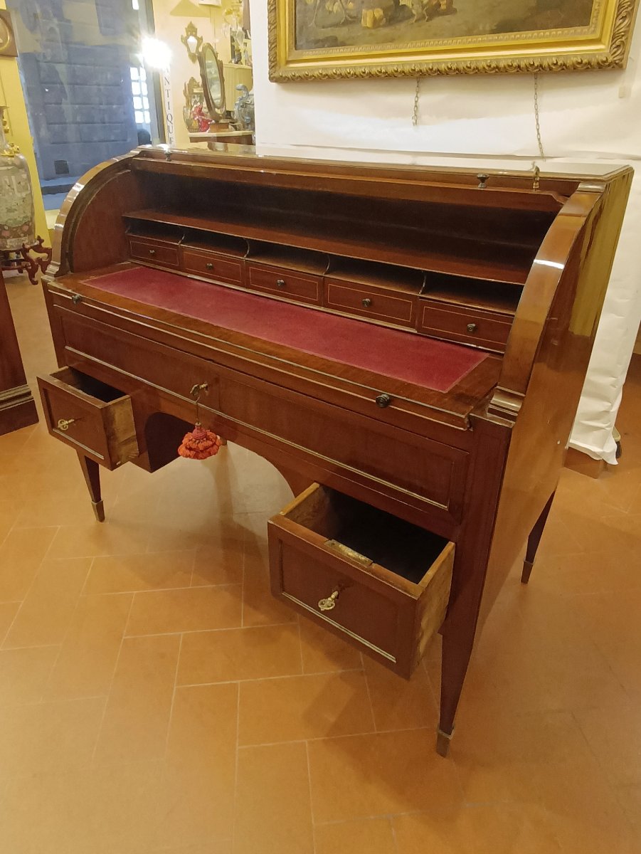 COMMODE À ABATTANT NAPOLÉON III MILIEU DU 19ème SIÈCLE-photo-5