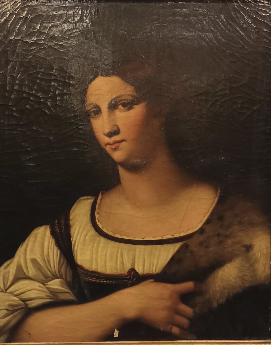Mid-19th Century Portrait Of A Woman-photo-2